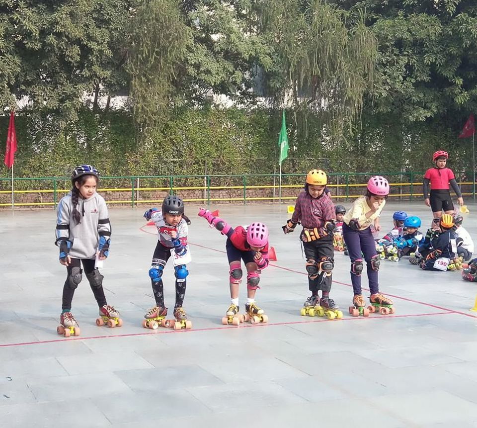 15th Inter School Roller Skating Championship (U-6 category) at Amity International School, Sec 43.