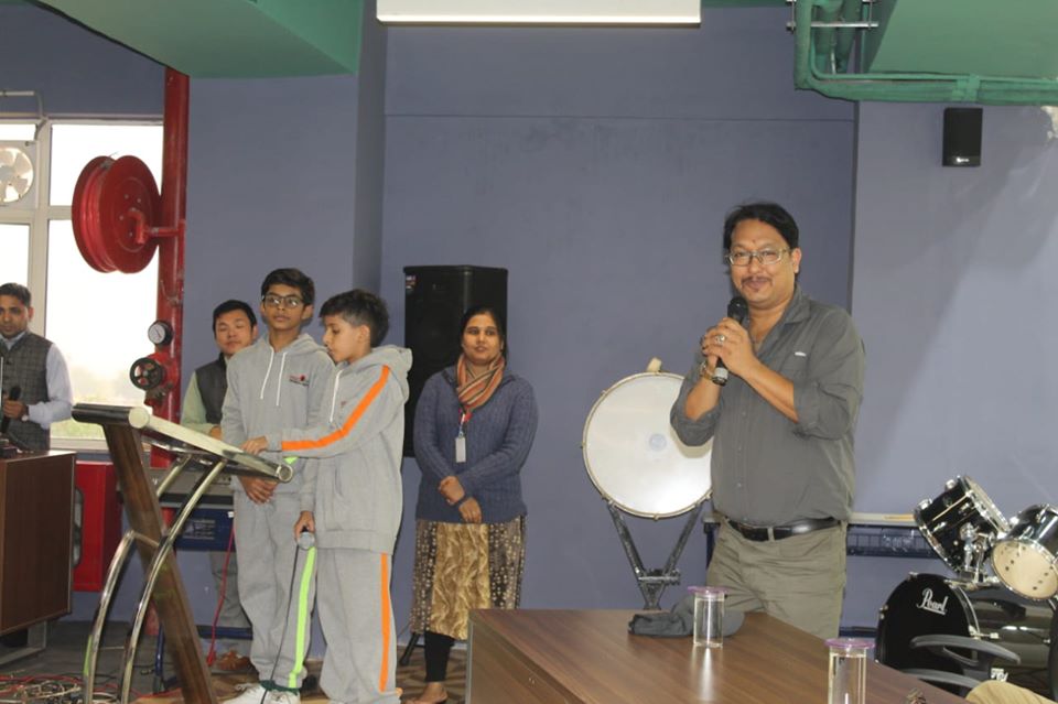 ACE shooter Mr. Jaspal Rana visited our school